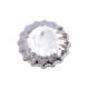 Silver Glass Designer Candle Holder